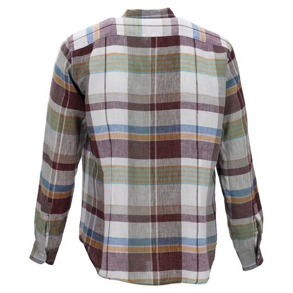 Missoni Plaid Buttoned Shirt in Multicolor Linen - Picture 3 of 8